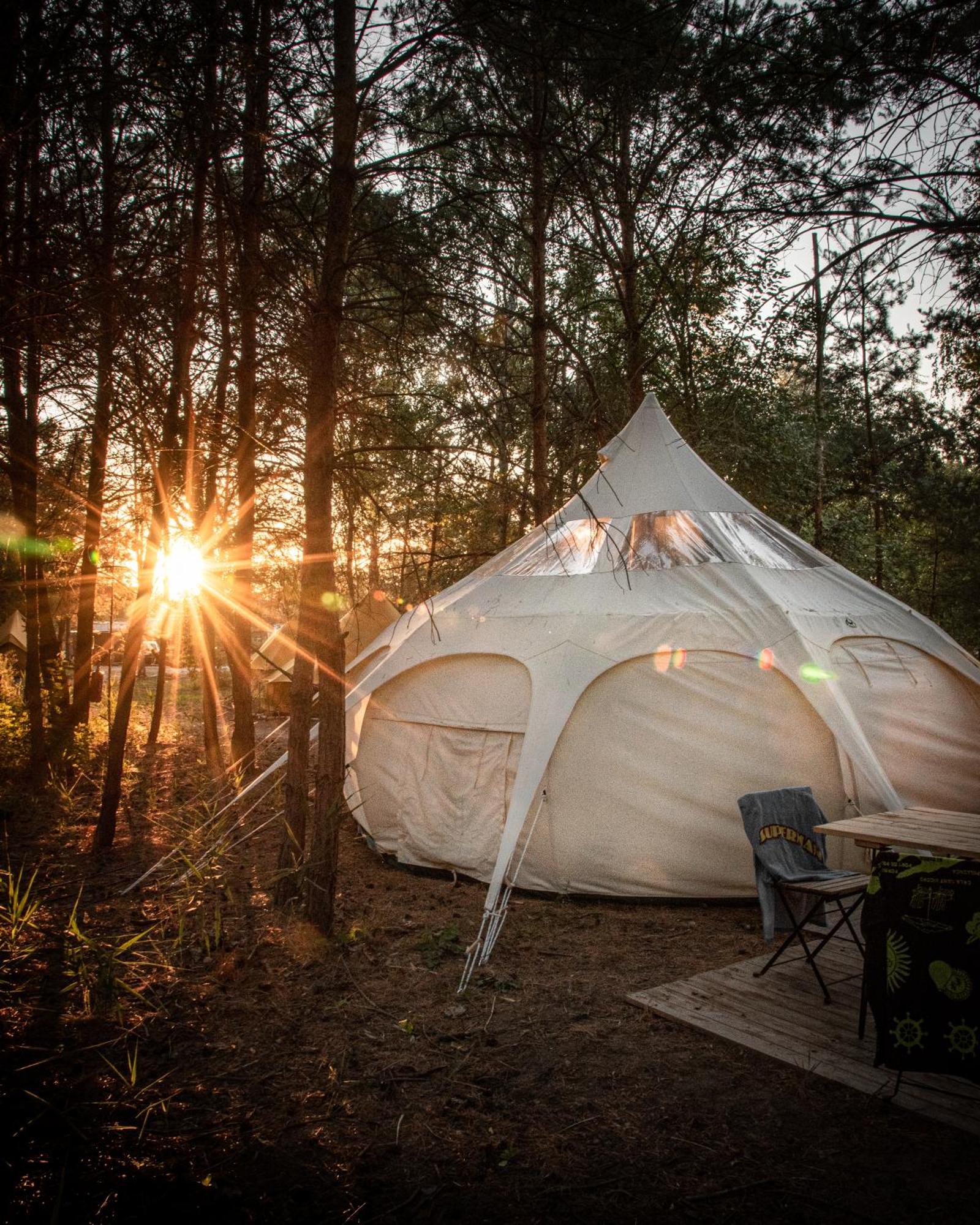 Raus Und Gut Glamping Am Graebendorfer See Drebkau Extérieur photo