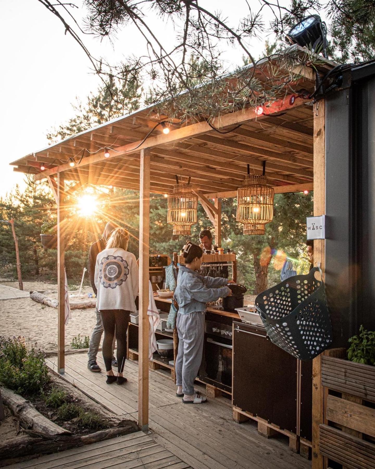 Raus Und Gut Glamping Am Graebendorfer See Drebkau Extérieur photo