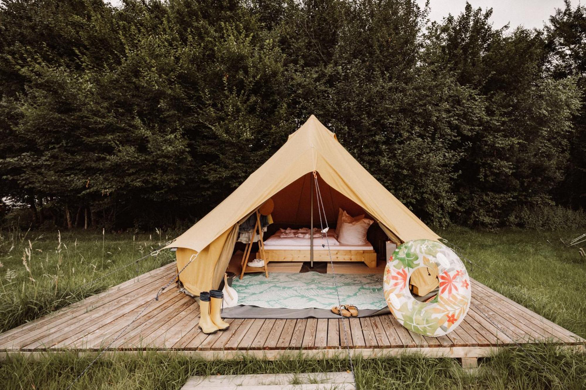 Raus Und Gut Glamping Am Graebendorfer See Drebkau Extérieur photo